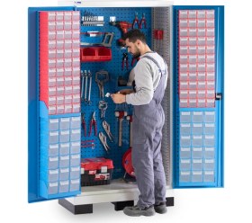 Resim Star Çelik Endüstriyel Malzeme Dolabı-Takım Asma Panolu-Avadanlık Kutulu 