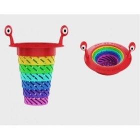 Resim Renkli 6 Kademeli Lavabo Süzgeci 
