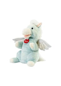 Resim El Kuklası Peluş Pegasus 25 Cm Açık Mavi 