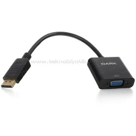 Resim Dark Display Port - Vga Analog Aktif Dönüştürücü (Dk-Hd-Adpxvga) 