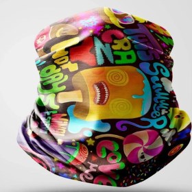 Resim Sugar Motorcu Bandana Maske Outdoor Boyunluk Unisex 