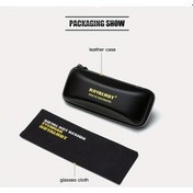 Resim Fastbuy Royale Polarize Gözlük - Boz Sörf Balıkçılık - Retro Kare Tasarım - Hafif Ve Dayanıklı - Altın Renk Altın 
