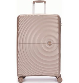 Resim United Colors Of Benetton Benetton Büyük Boy %100 Polipropilen Valiz Şampanya 14bnt8002 Kahverengi 