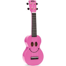 Resim Mahalo U-Smile Soprano Ukulele (Pembe) 