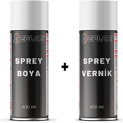 Resim REPLAX Toyota Hilux Kar Beyaz Sprey Rötuş Boyası +sprey Vernik Boya Kodu 040 Akzo Nobel 