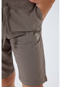 Resim U.s. Polo Assn. Erkek Çocuk Kahverengi Bermuda Takım Us2427-c-v1 Kahverengi 