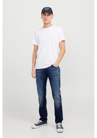 Resim Jack & Jones Jjimike Jjfox İ.k. Ge 424 Erkek Jean 12269601 Mavi 