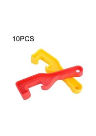 Resim 10 Adet Su Geçirmez Abs Kova Açacağı Kalınlaşmak Boya Kovası Açık Kapak Anahtarı Aracı, Rastgele Renk Teslimatı 