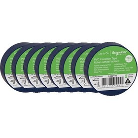 Resim Schneider 2420102 8 Adet 19 Mm X 20 Metre Mavi İzole Bant 