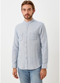 Resim Erkek Gömlek Uzun Kol Mavi Slim Fit Hakim Yaka Ncs Jeans 7114 Mavi 