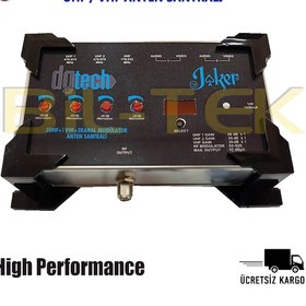 Resim Dgtech Joker 2 Uhf + 1 Vhf + 2 Kanal Modulatör Anten Santrali 