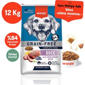 Resim Wanpy Tahılsız Ördekli Yetişkin Köpek Maması 12 Kg 