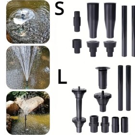 Resim Willowhaven L Tip Seti, Dalgıç Pompa Nozul Başlıkları, Çeşitli Desenli Plastik Su Püskürtme Başlıkları 