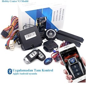 Resim Start Stop Seti Anahtarsız Giriş ve Uzaktan Çalıştırmalı 