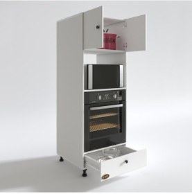 Resim Kenzlife fırın dolabı kamile byz 162*60*56 mutfak çekmeceli ayakl 