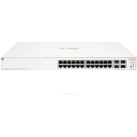 Resim HPE ARUBA ION JL684B 1930 24 PORT GIGABIT+4X10GB SFP YÖNETİLEBİLİR L2+ RACKMOUNT 370W POE SWITCH 
