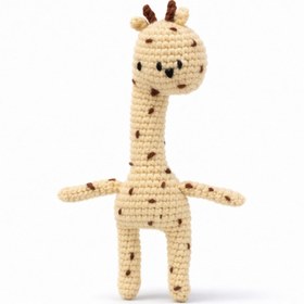 Resim Jack Ferrero Amigurumi Kiti | Sevimli Zürafa Örgü Seti | Yeni Başlayanlar İçin | Anahtarlık Seçenekli 