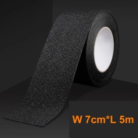 Resim Wenchang Shop C 7CMX5M 5d Kaymaz Nano Tutkal Araba Sticker Peva Kauçuk Kaymaz Bant Çıkartmalar Adım Aşınma Tuvalet Banyo Zemin Aşınma Şeridi (Yurt Dışından) 