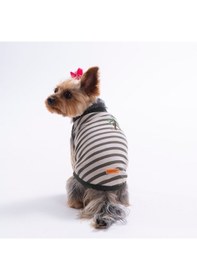 Resim Palm Embroline Tişört Kedi Köpek Tişörtü-kedi Köpek Kıyafeti 