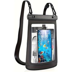 Resim Willowhaven 67.63 Oz Büyük Kapasiteli Siyah Kuru Çanta - Plaj, Yüzme, Kayak İçin Siyah 