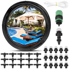 Resim Dış Mekan Su Sisleme Soğutma Sistemi, 52ft 16m Sisleme Ab Fişi 