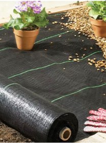 Resim 1 Mt X 100 Mt Sulzer Kumaş Sera Taban Yabani Ot Örtüsü Jüt Peyzaj 