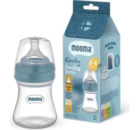 Resim Renas Store Biberon Anti Kolik Biberon 150 ml Kapaklı Biberon 6 - Ay (Orta Akış) 