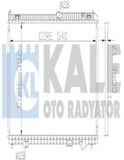 Resim KALE 341945 Su Radyatoru 16mm Brazing (FORD: FİESTA 1.4TDCİ 08- TRANSİT 1516268 8V518005DG (WE613537) 