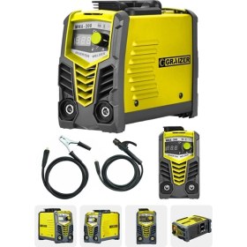 Resim Graizer Mma 200 Amper Profesyonel Dijital Göstergeli Inverter Kaynak Makinesi 
