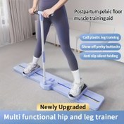 Resim 5’i 1 Arada Çok Amaçlı Fitness Tahtası, Saplı ve Kayar Tekerlekli | Elektriksiz Taşınabilir Ev Spor Ekipmanı - Ayak Basma Makinesi ile Kalça Kası Tonlama ve Pelvik Taban Egzersizi İçin Ayarlanabilir Oturma Bankı - Doğum Sonrası İyileşme Hediyesi için Noel, Anneler Günü, Sevgililer Günü 