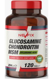 Resim Nevfix Glucosamine Chondroitin Msm Yumurta Zarı Akgünlük 120 Tablet 