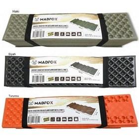 Resim Madfox Trailpad Pro Katlanır Kamp Matı Z Mat Turuncu Çok Renkli 