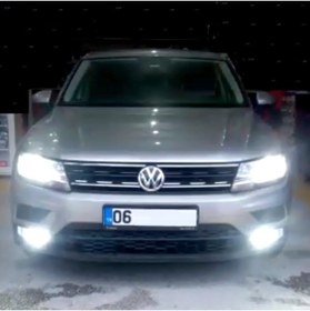 Resim Fardoktoru Vw Tıguan Led Xenon Uzun Far Ampulü H7 Zero 