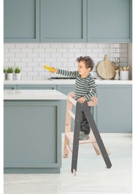 Resim Fold Öğrenme Kulesi - Gri Gri 