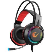 Resim Rampage RM-K25 LUNATIC PRO Siyah/Yeşil USB 7.1 Surround RGB Işık Efektli Gaming Oyuncu Mikrofonlu Kulaklık Oyuncu Kulaklığı