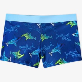 Resim Penti Renkli Erkek Çocuk Gradient Shark Trunk Mayo 