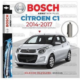 Resim Citroen C1 Muz Silecek Takımı 2014-2017 Bosch Aerotwin 