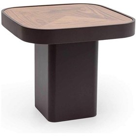 Resim Platinum Yan Sehpa Servis Sehpası Mdf Kahverengi Kahverengi 