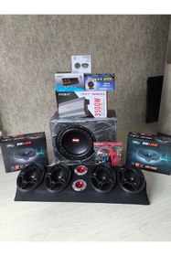 Resim patili tasarım Oto Ses Sistem Full Paket Komple 