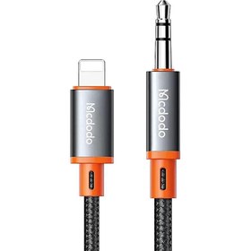 Resim Mcdodo CA-0890 Spiralli Lightning to 3.5mm Ses Kablosu 1.8m-Siyah 