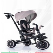 Resim Prego Happy Dino Plus 360 Tamamen Katlanabilir Çocuk Bisikleti Bej Siyah 