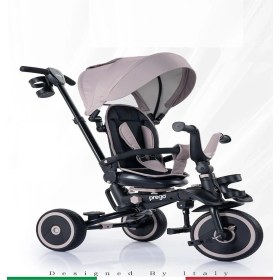 Resim Prego Happy Dino Plus 360 Tamamen Katlanabilir Çocuk Bisikleti Bej Siyah 