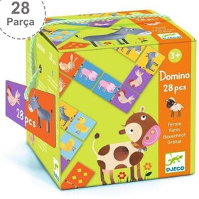 Resim Djeco Domino Oyunları - Domino Farm 