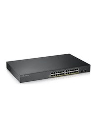 Resim Zyxel Gs1900-24hp V2, 24 Port, Gigabit, Poe 170w, 2 Port Gigabit Sfp, Yönetilebilir, Rackmount Switch 