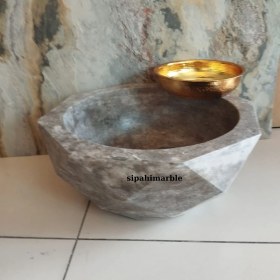 Resim Gümüş Traverten Elmas Kesim Kurna 