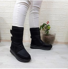 Resim Twingo 815 Siyah Renk İçi Kürklü Yandan Cırtlıı Bayan Bot 001 