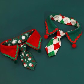 Resim Dantel ağız havlusu ile evcil hayvan çizim tarzı. Şık ve spor ama aynı zamanda zarif. Evcil hayvanınızı anında bir beyefendiye dönüştürebilir! 