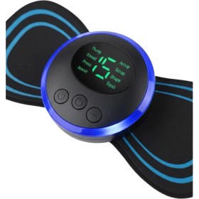 Resim Savarga Mini Ems Vücut Masaj Cihazı Ayarlanabilir Seviye ve Zamanlayıcı 