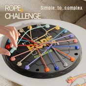 Resim The Rope Untangling Challenge, çocukların mantıklı düşünme ve konsantrasyon geliştirmesi için eğitici bir oyundur. Ebeveynler ve çocuklar için harika bir interaktif masa oyunu olan, hem erkekler hem de kızlar için ideal bir doğum günü veya tatil hediyesi. 