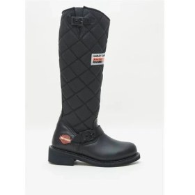 Resim Harley Davidson Laconia Hi 646 Kadın Siyah Deri Çizme 